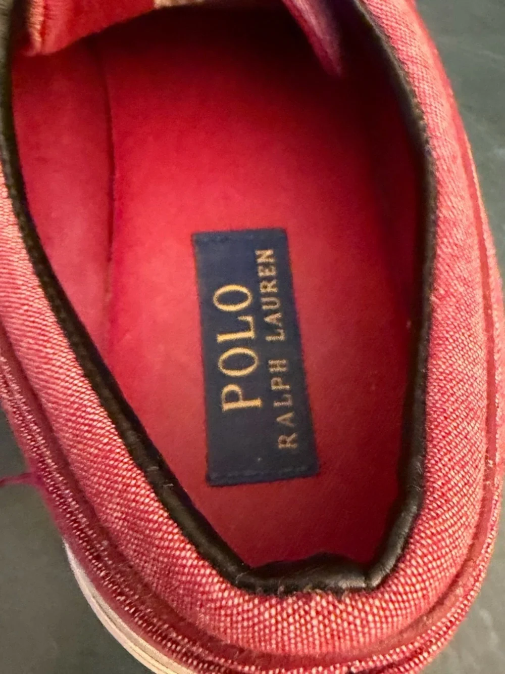 Polo Ralph Lauren Faxon Red 9D men’s Blue Logo